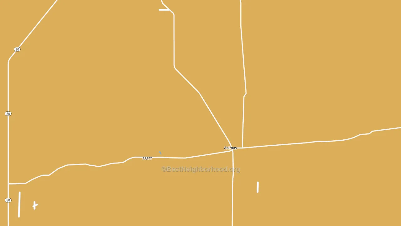 Map of the best neighborhoods in the 88020 area, with better matches in green and worse matches in red