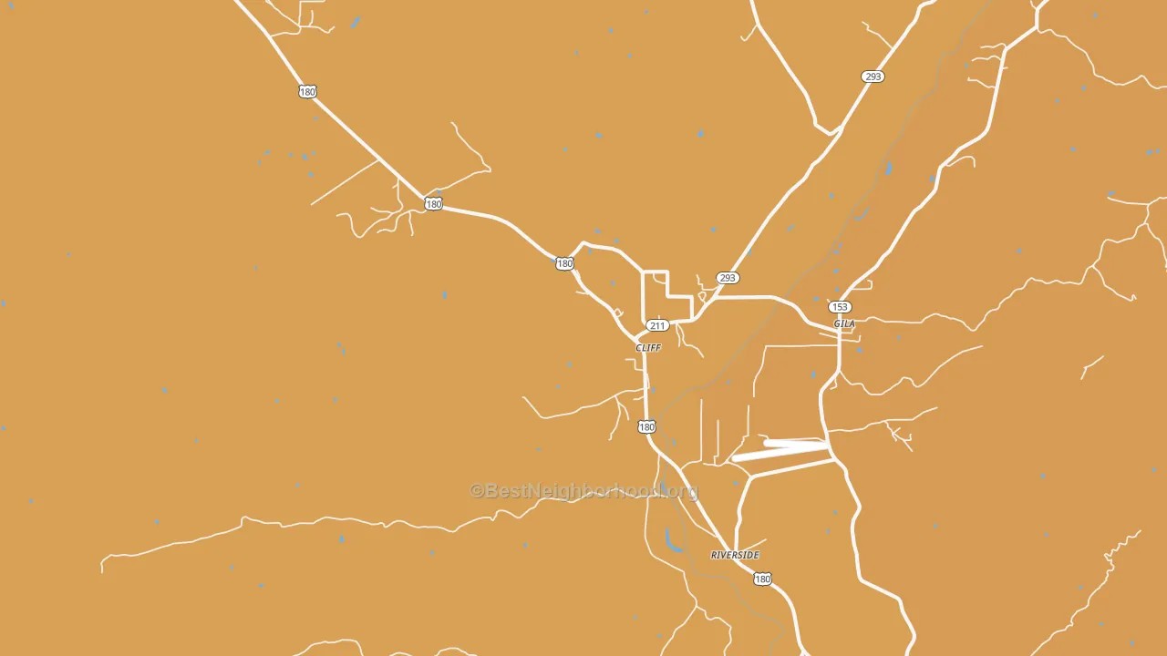 Map of the best neighborhoods in the 88028 area, with better matches in green and worse matches in red