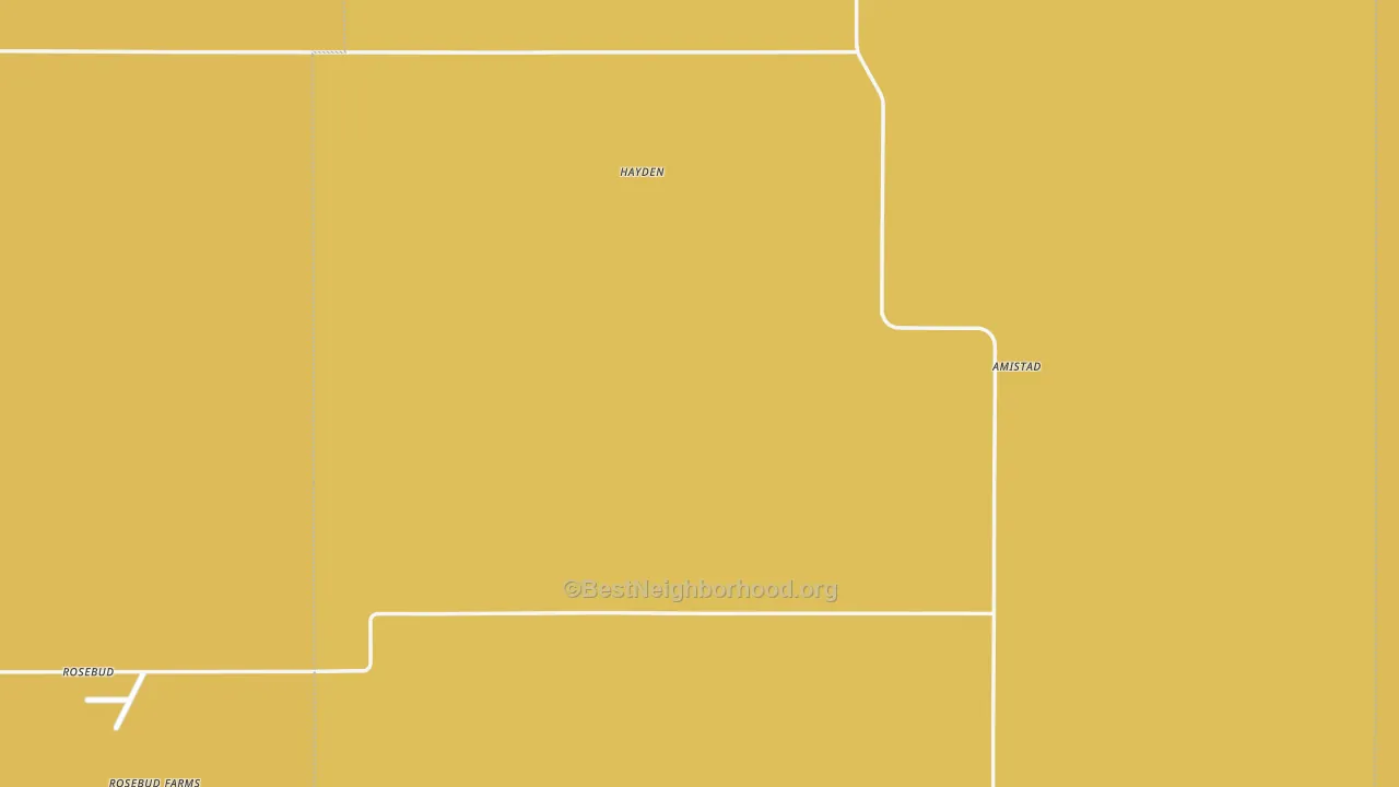 Map of the best neighborhoods in the 88410 area, with better matches in green and worse matches in red