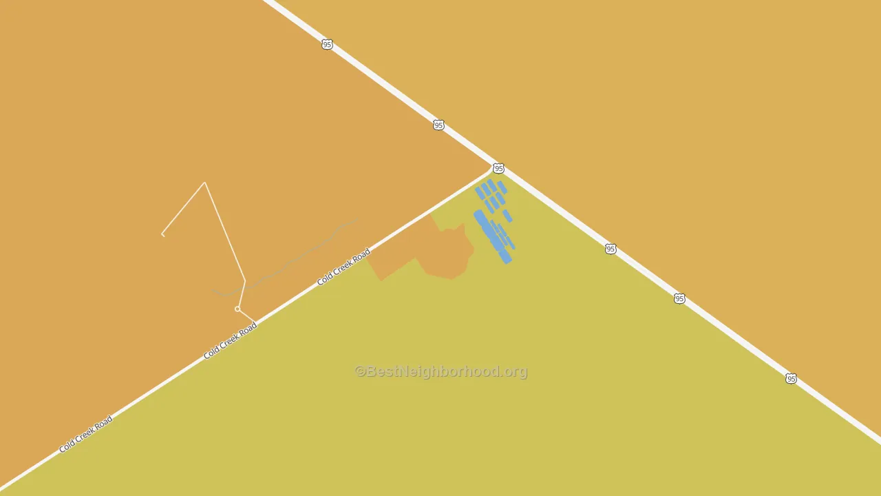 Map of the best neighborhoods in the 89070 area, with better matches in green and worse matches in red