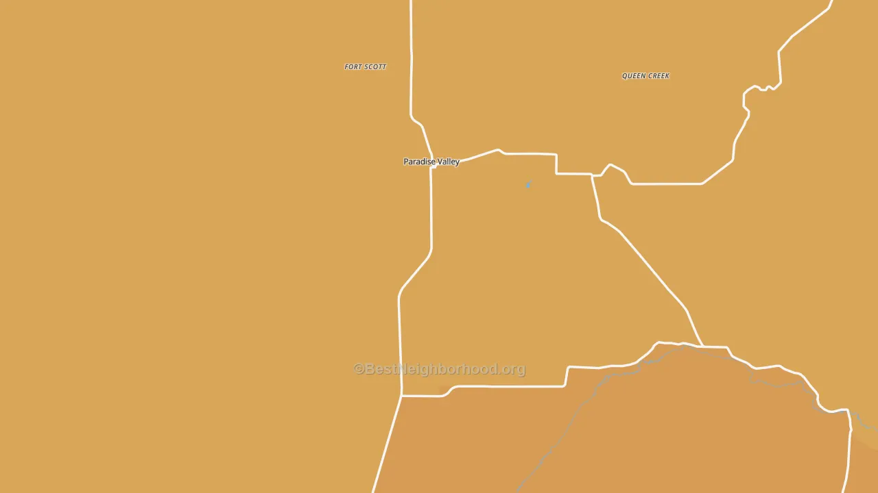 Map of the best neighborhoods in the 89426 area, with better matches in green and worse matches in red