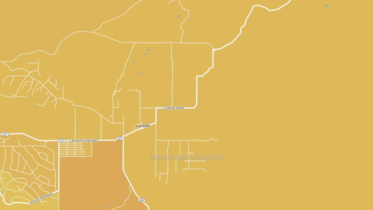 Map of the best neighborhoods in the 89828 area, with better matches in green and worse matches in red