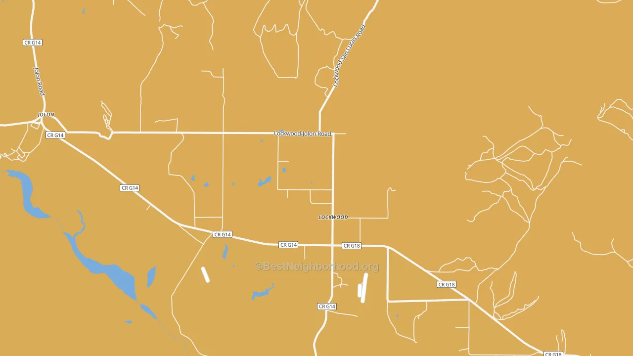 Map of the best neighborhoods in the 93932 area, with better matches in green and worse matches in red