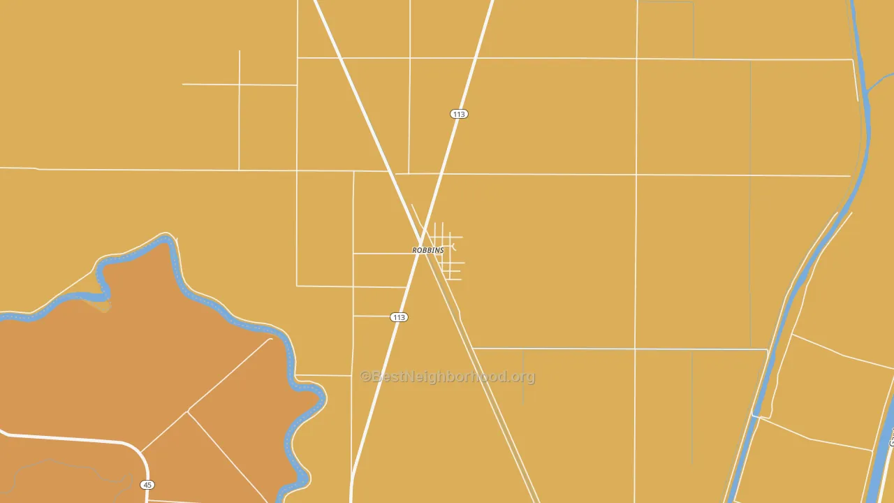 Map of the best neighborhoods in the 95676 area, with better matches in green and worse matches in red