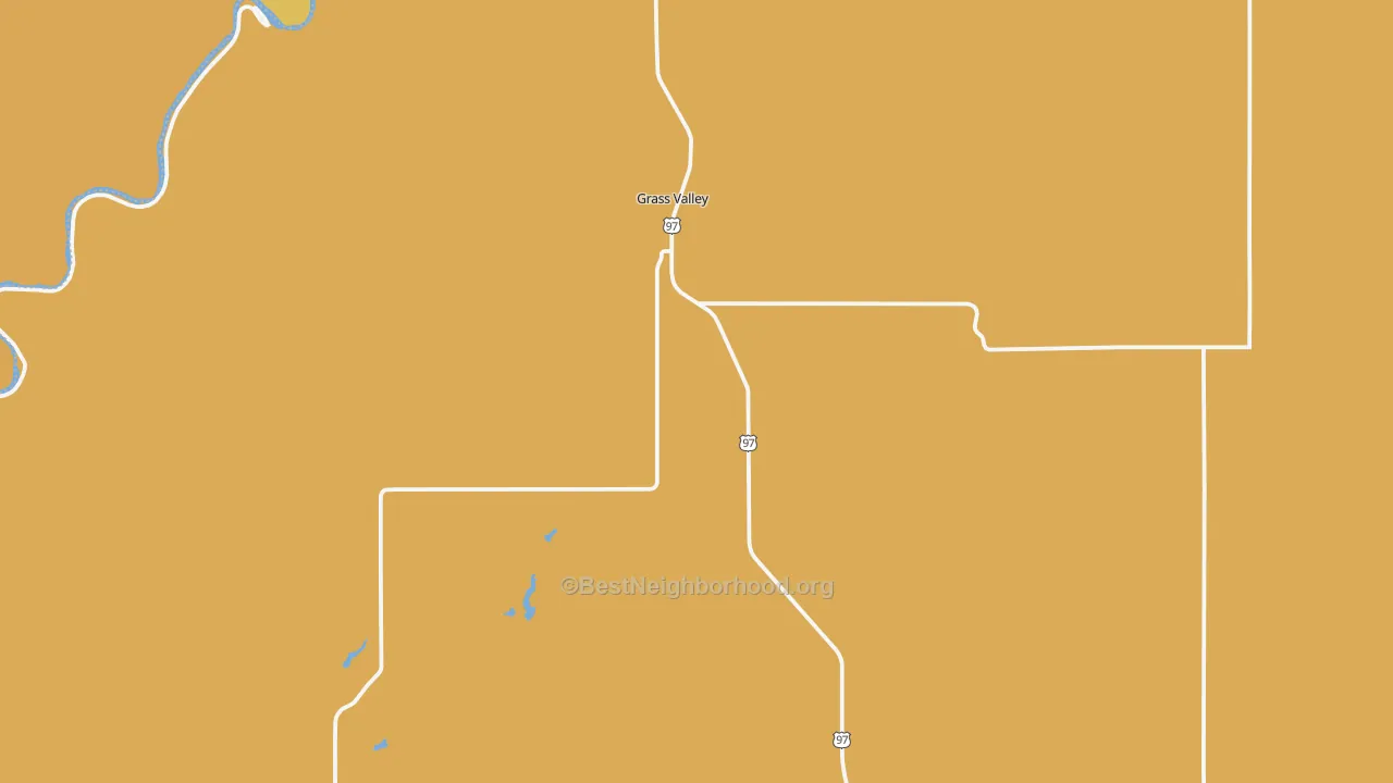 Map of the best neighborhoods in the 97029 area, with better matches in green and worse matches in red