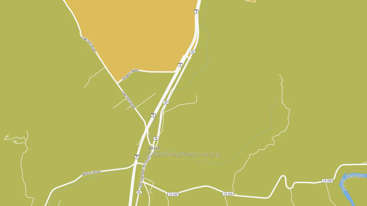 Map of the best neighborhoods in the 97494 area, with better matches in green and worse matches in red
