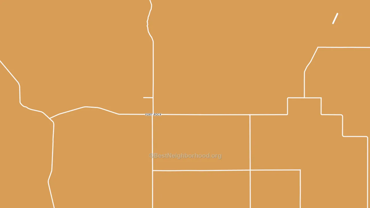 Map of the best neighborhoods in the 97735 area, with better matches in green and worse matches in red