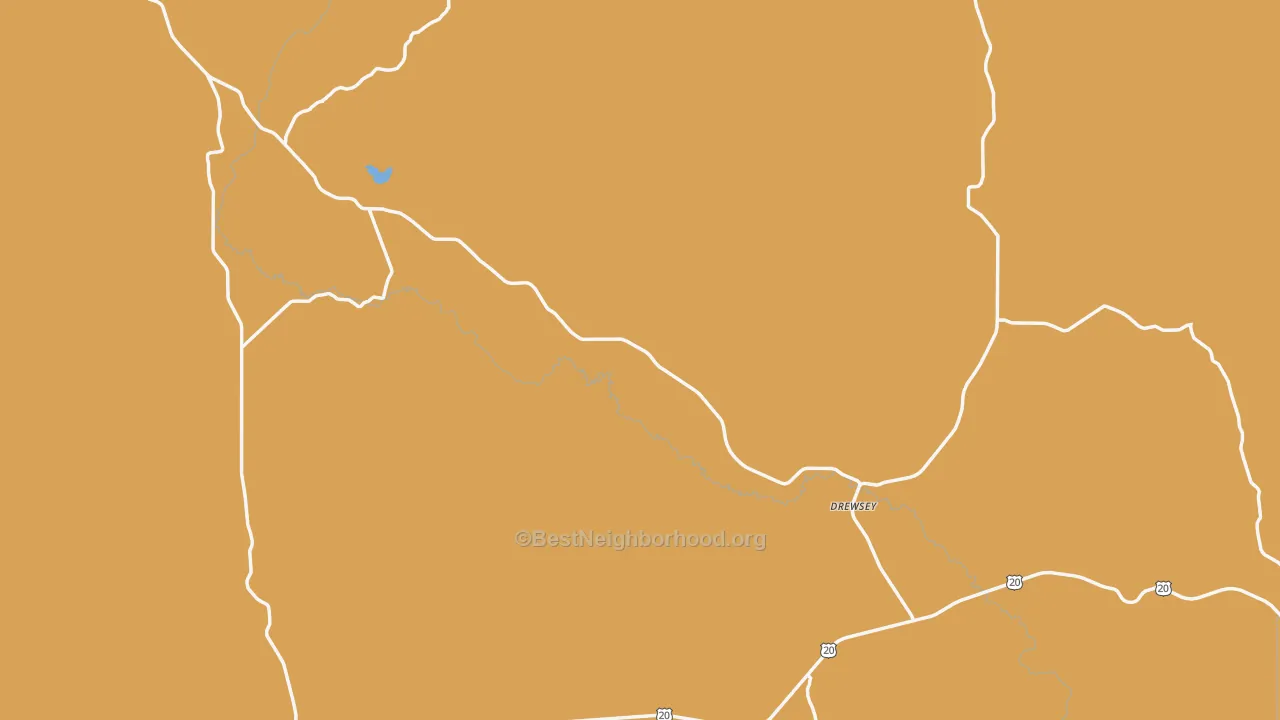 Map of the best neighborhoods in the 97904 area, with better matches in green and worse matches in red