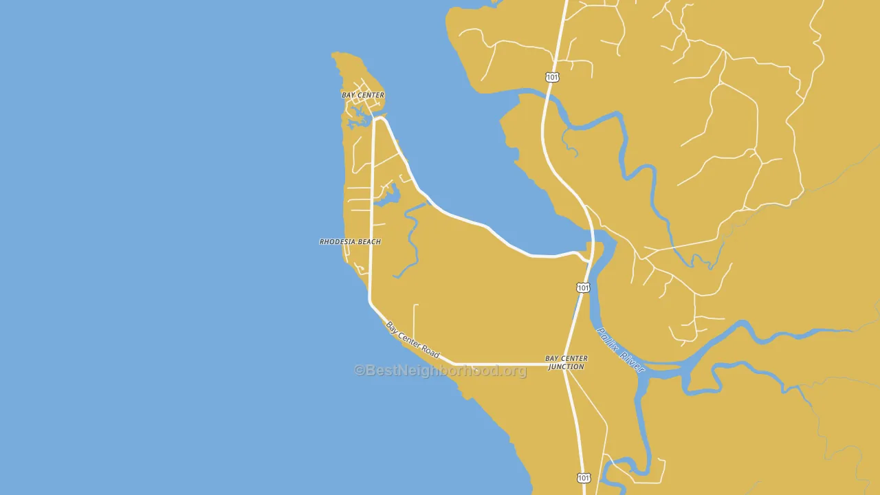 Map of the best neighborhoods in the 98527 area, with better matches in green and worse matches in red