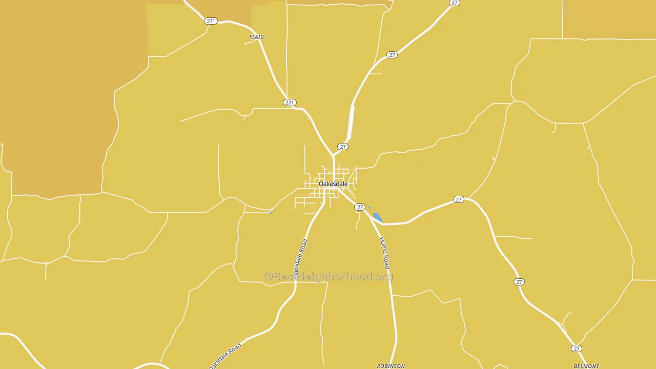 Map of the best neighborhoods in the 99158 area, with better matches in green and worse matches in red