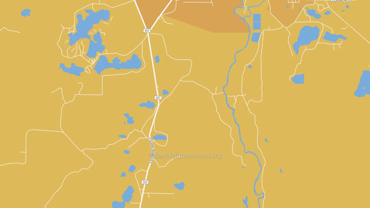 Map of the best neighborhoods in the Austin area, with better matches in green and worse matches in red