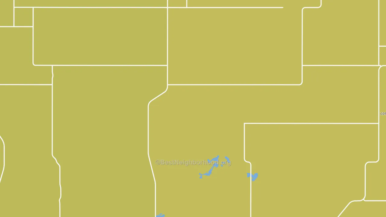 Map of the best neighborhoods in the Burke County area, with better matches in green and worse matches in red
