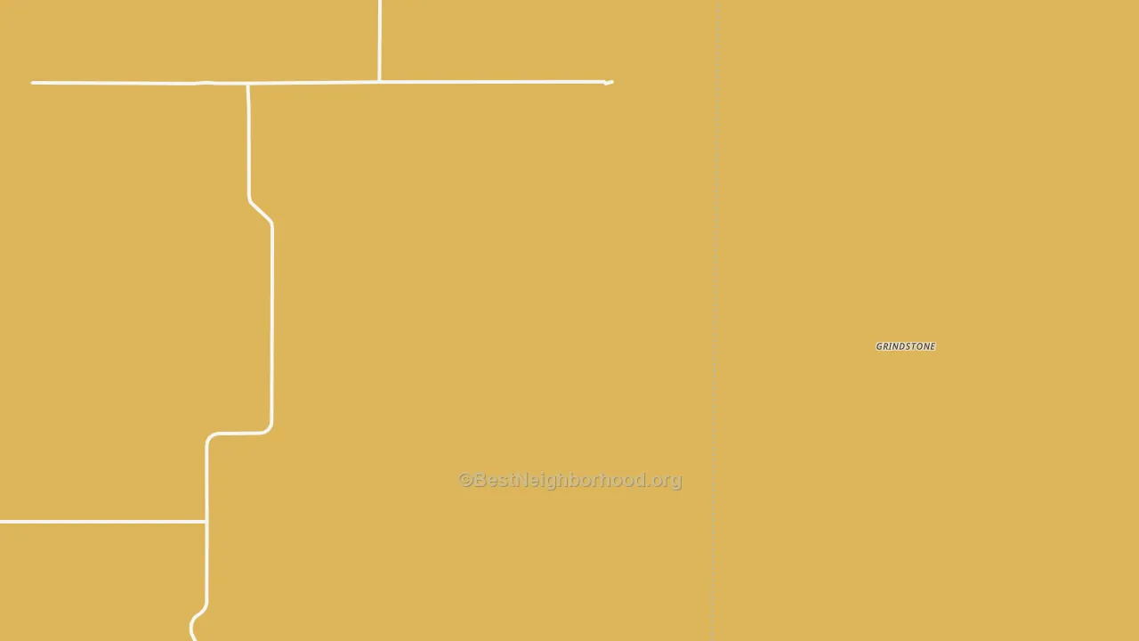 Map of the best neighborhoods in the Cactus Flat area, with better matches in green and worse matches in red
