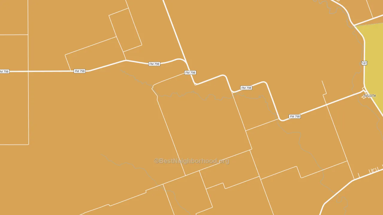Map of the best neighborhoods in the Caesar area, with better matches in green and worse matches in red