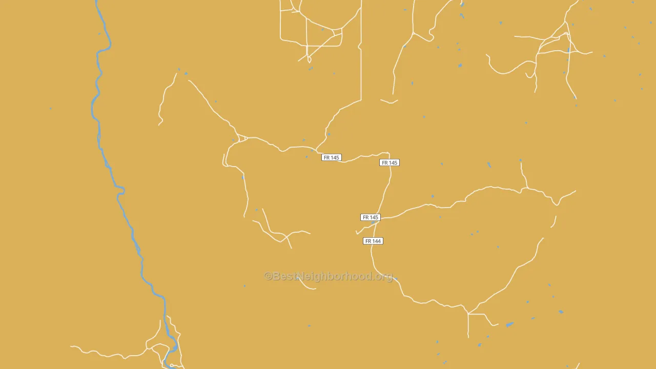 Map of the best neighborhoods in the Cebolla area, with better matches in green and worse matches in red