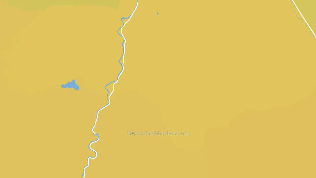 Map of the best neighborhoods in the Cobalt area, with better matches in green and worse matches in red