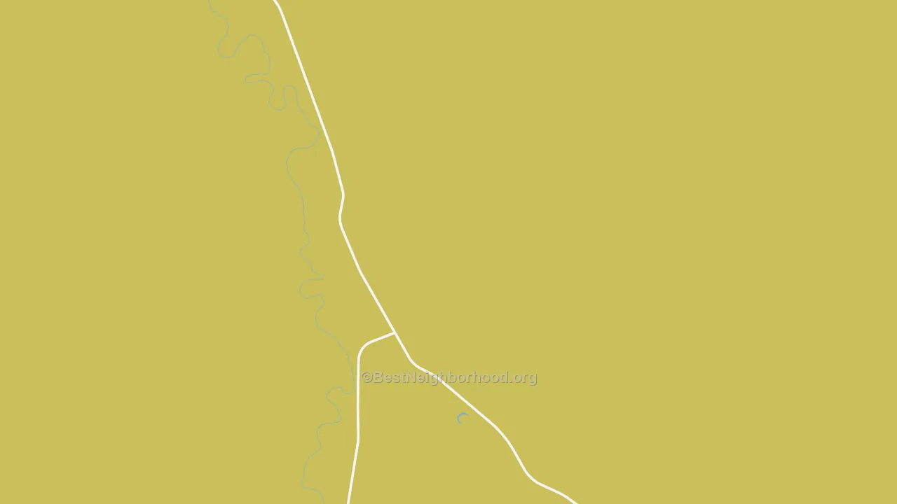 Map of the best neighborhoods in the Crow Rock area, with better matches in green and worse matches in red
