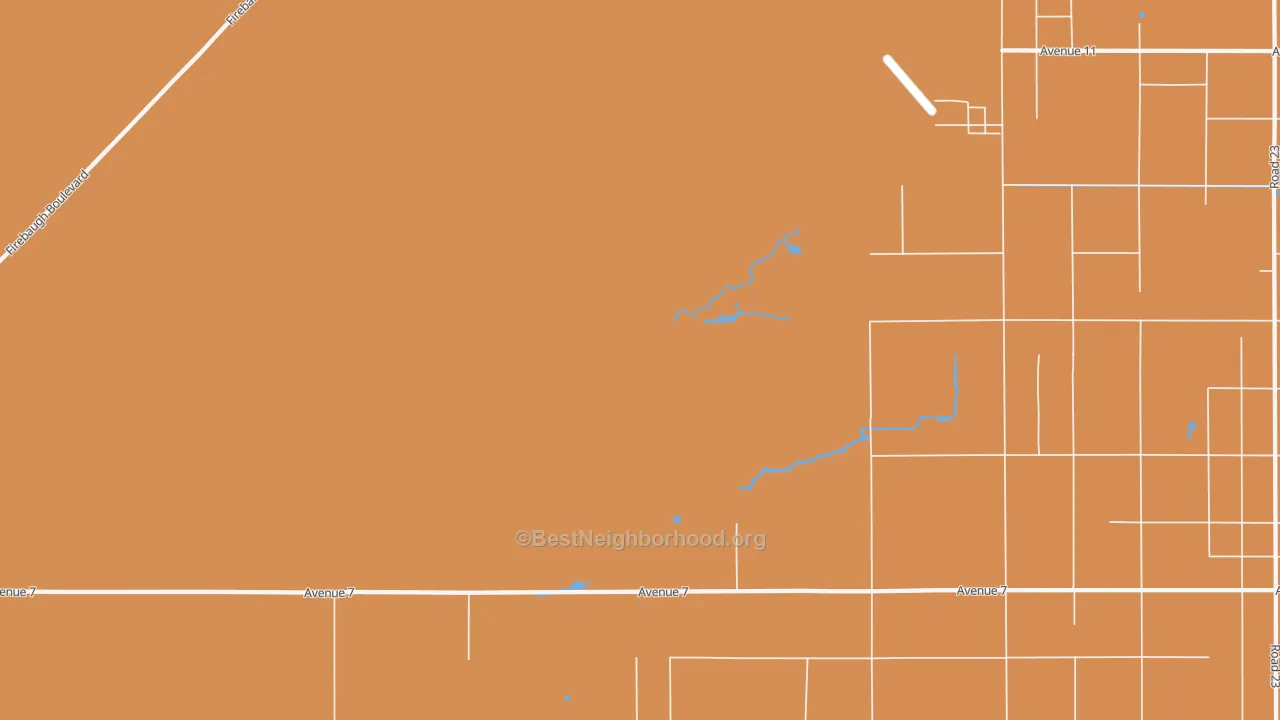 Map of the best neighborhoods in the Daulton area, with better matches in green and worse matches in red