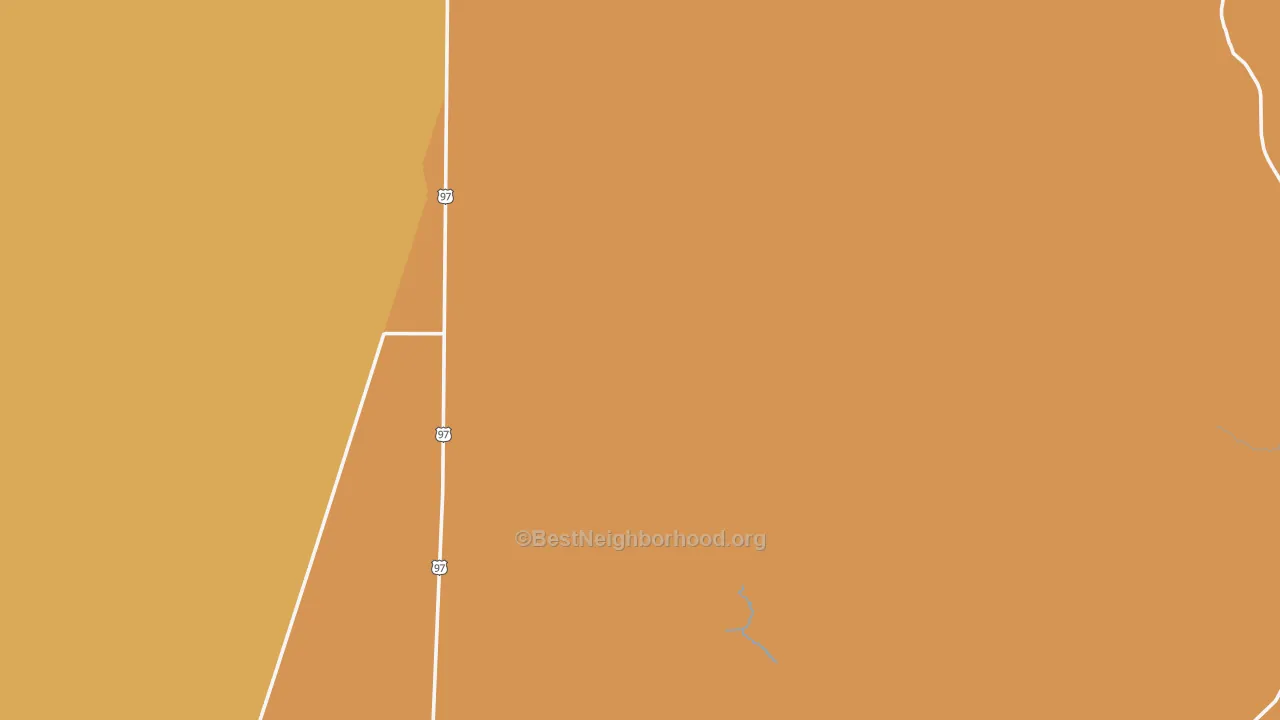Map of the best neighborhoods in the Diamond Lake Junction area, with better matches in green and worse matches in red