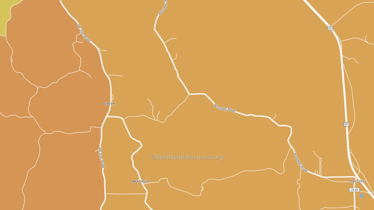 Map of the best neighborhoods in the Dublin area, with better matches in green and worse matches in red