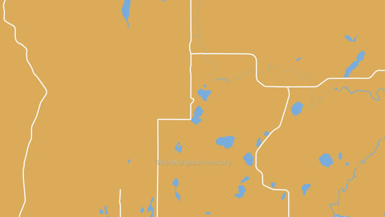 Map of the best neighborhoods in the Duxbury area, with better matches in green and worse matches in red