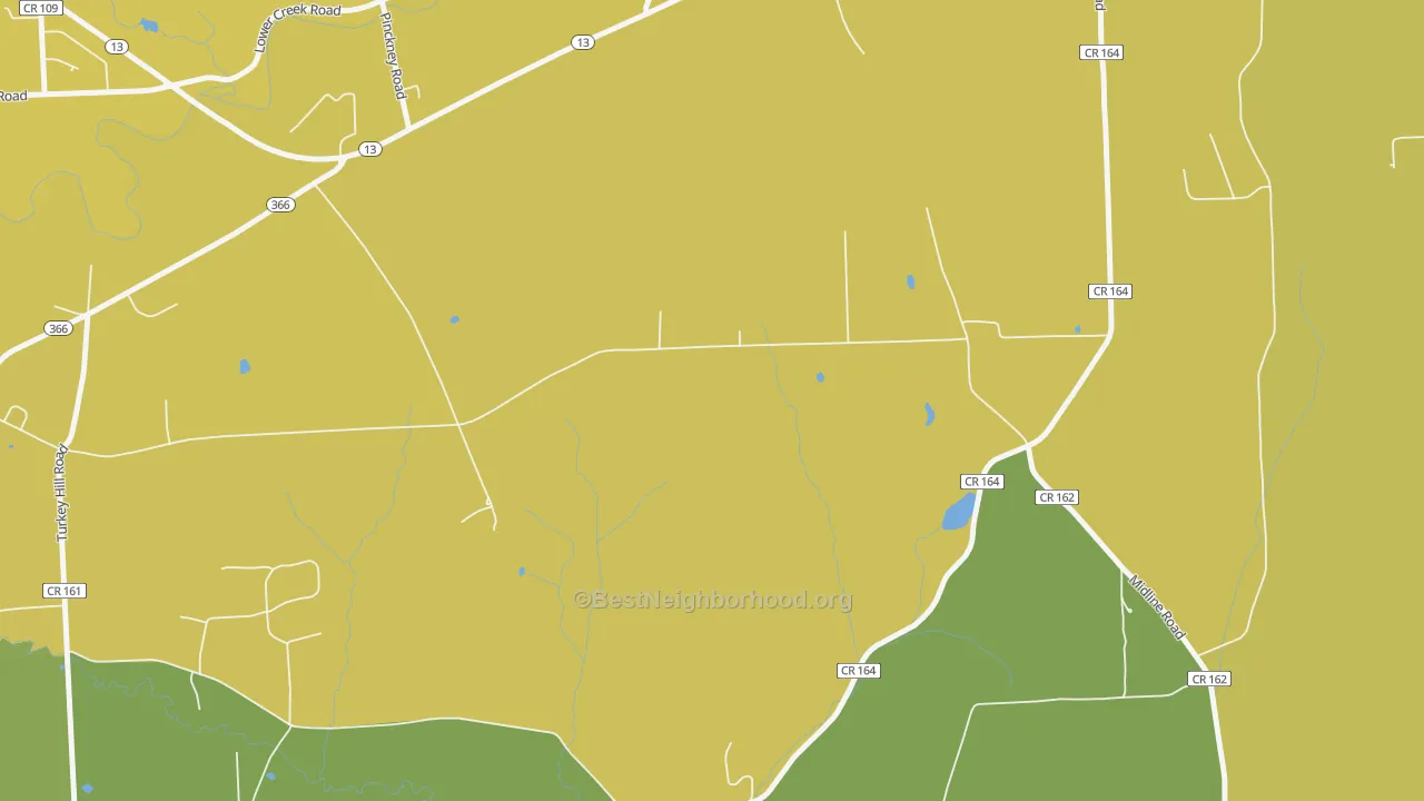Map of the best neighborhoods in the Etna area, with better matches in green and worse matches in red