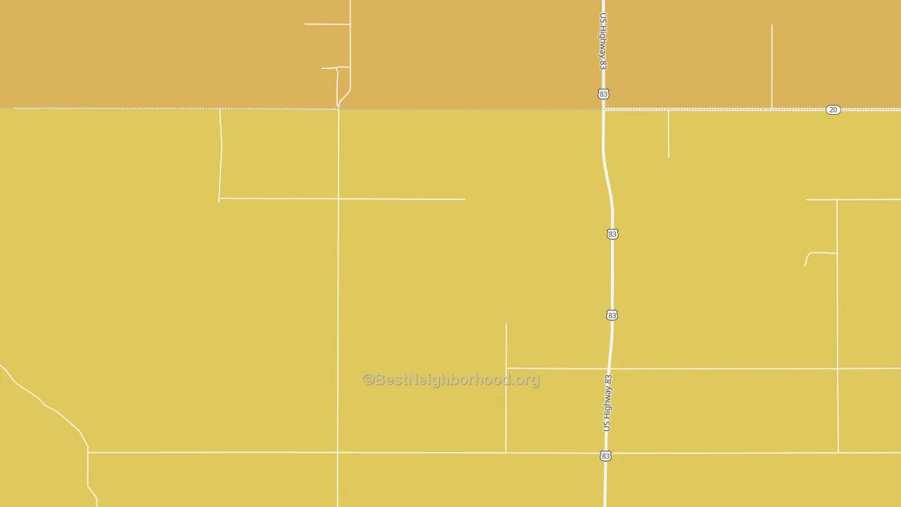 Map of the best neighborhoods in the Fayette area, with better matches in green and worse matches in red