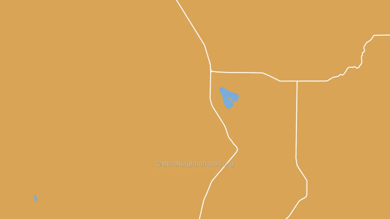 Map of the best neighborhoods in the Fields area, with better matches in green and worse matches in red