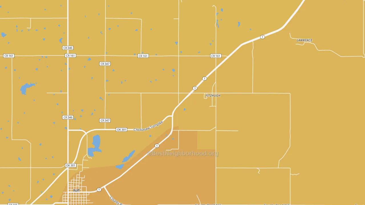 Map of the best neighborhoods in the Fitzhugh area, with better matches in green and worse matches in red