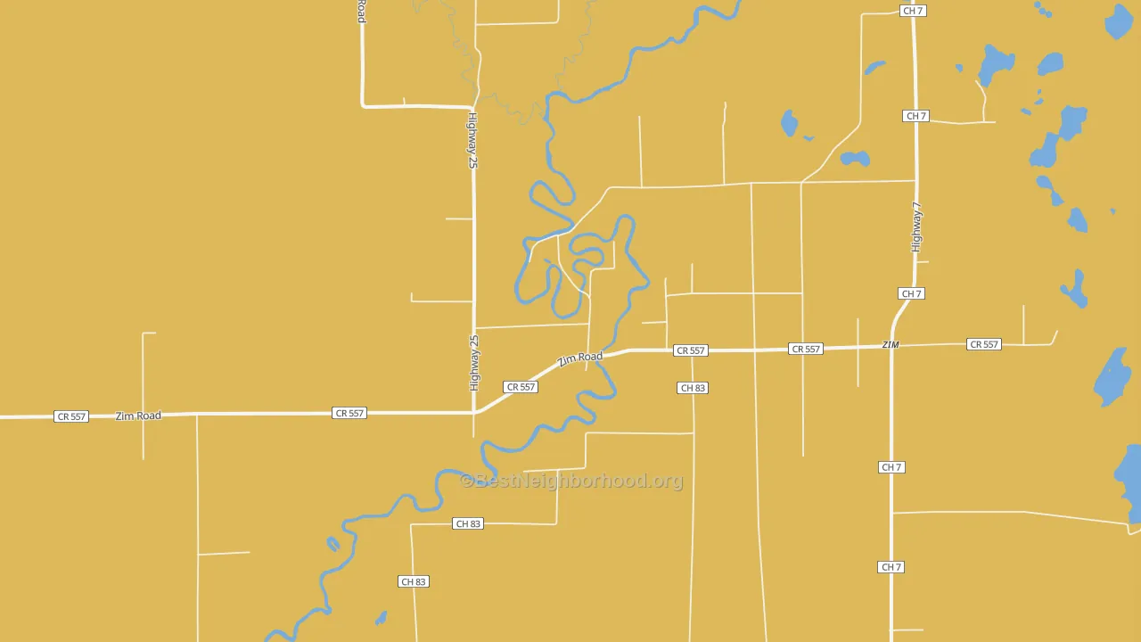 Map of the best neighborhoods in the Forbes area, with better matches in green and worse matches in red