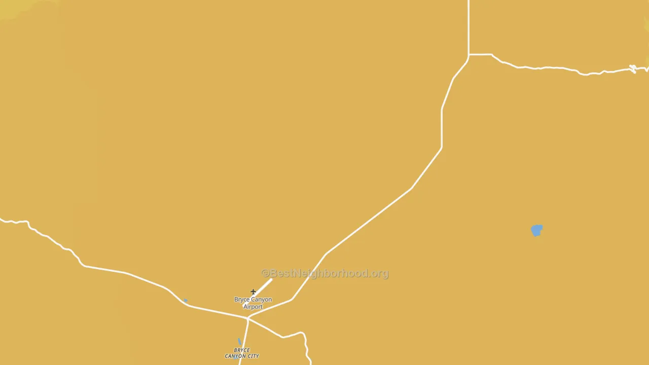 Map of the best neighborhoods in the Garfield County area, with better matches in green and worse matches in red