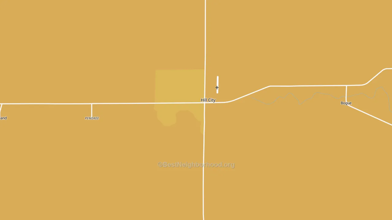 Map of the best neighborhoods in the Graham County area, with better matches in green and worse matches in red