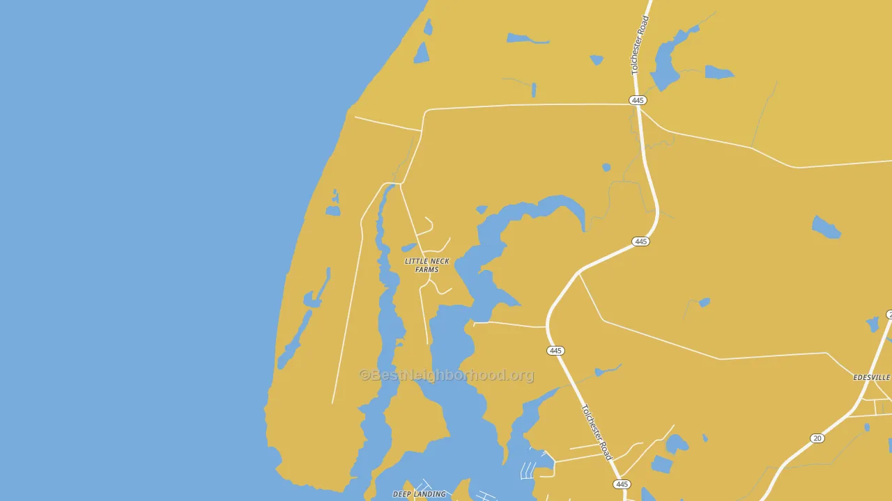 Map of the best neighborhoods in the Gratitude area, with better matches in green and worse matches in red