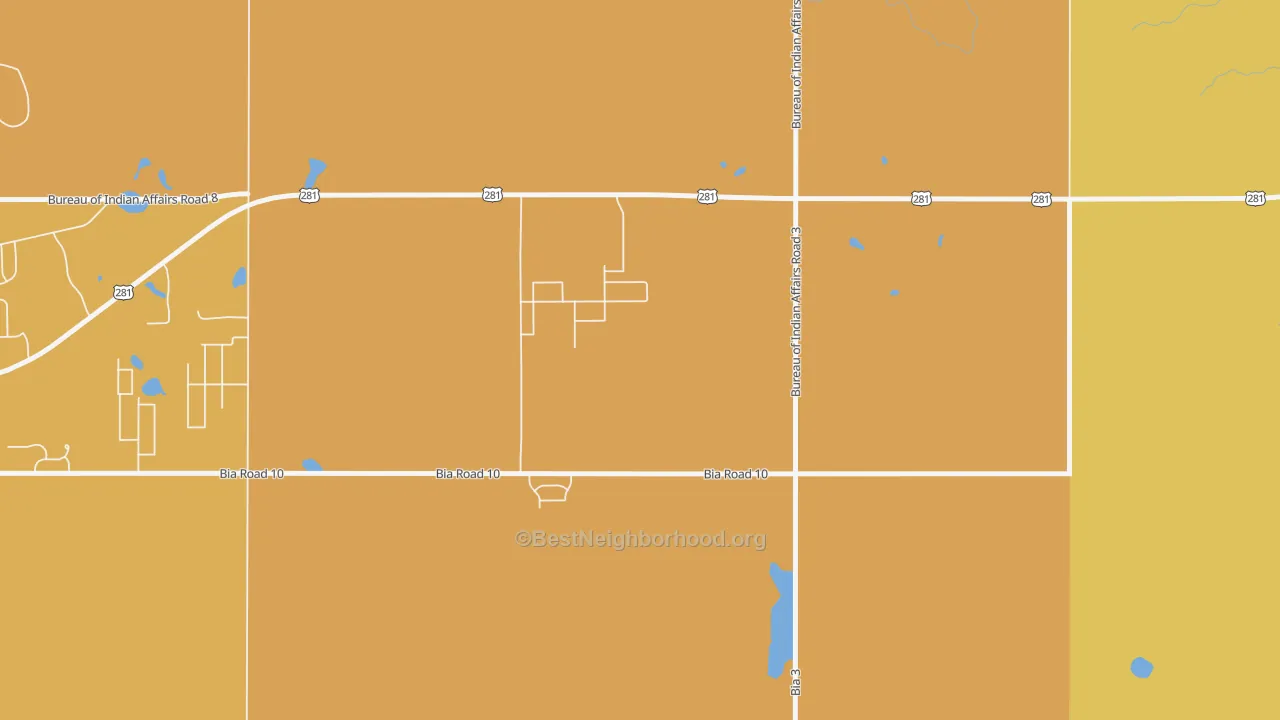 Map of the best neighborhoods in the Green Acres area, with better matches in green and worse matches in red