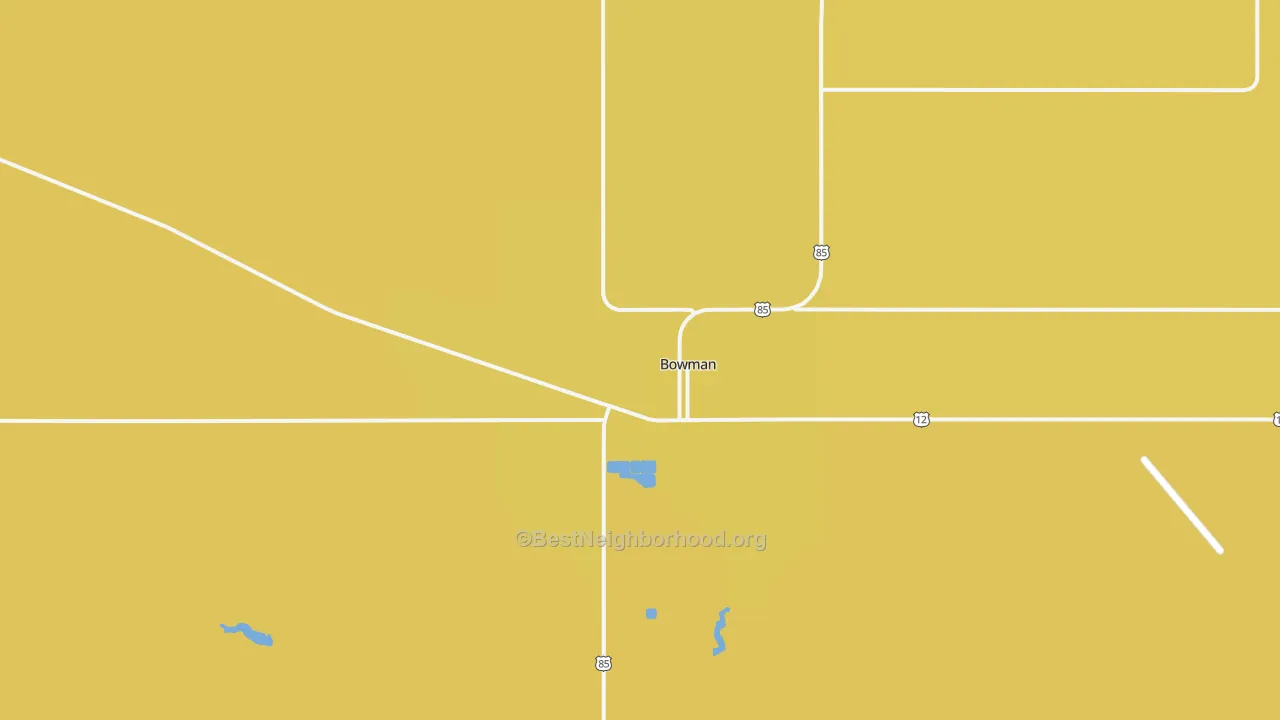 Map of the best neighborhoods in the Griffin area, with better matches in green and worse matches in red
