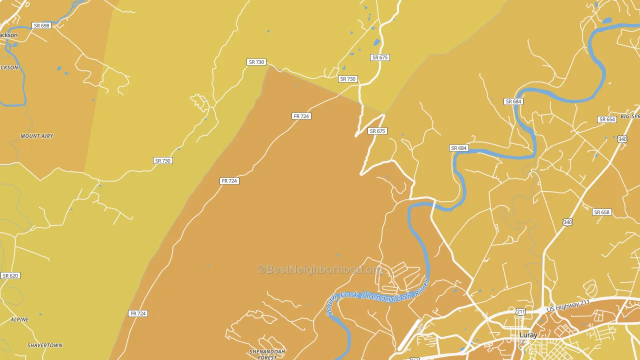 Map of the best neighborhoods in the Hamburg area, with better matches in green and worse matches in red