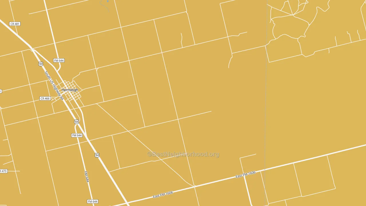 Map of the best neighborhoods in the Hobbs area, with better matches in green and worse matches in red