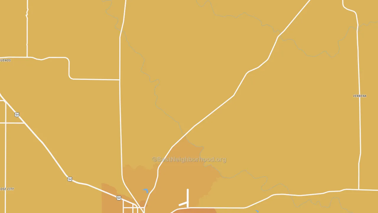 Map of the best neighborhoods in the Kalgary area, with better matches in green and worse matches in red