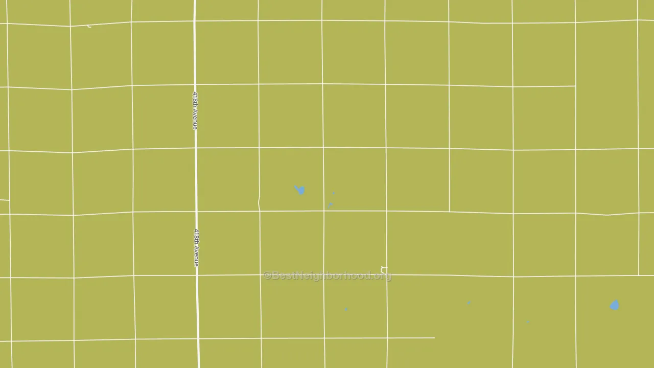 Map of the best neighborhoods in the Kaylor area, with better matches in green and worse matches in red
