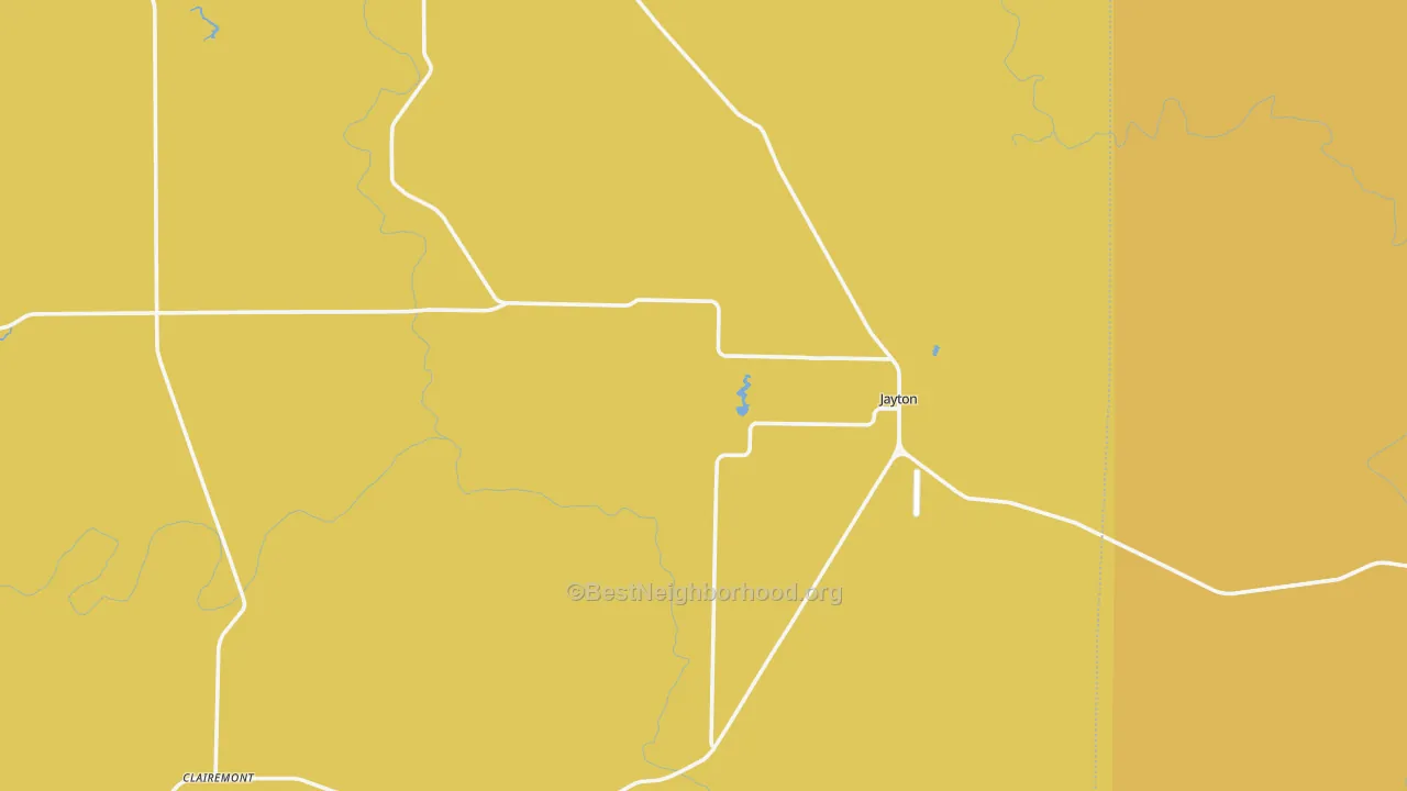 Map of the best neighborhoods in the Kent County area, with better matches in green and worse matches in red
