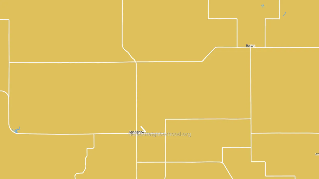 Map of the best neighborhoods in the Keya Paha County area, with better matches in green and worse matches in red