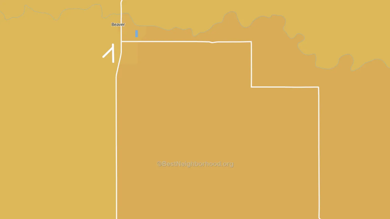 Map of the best neighborhoods in the Knowles area, with better matches in green and worse matches in red