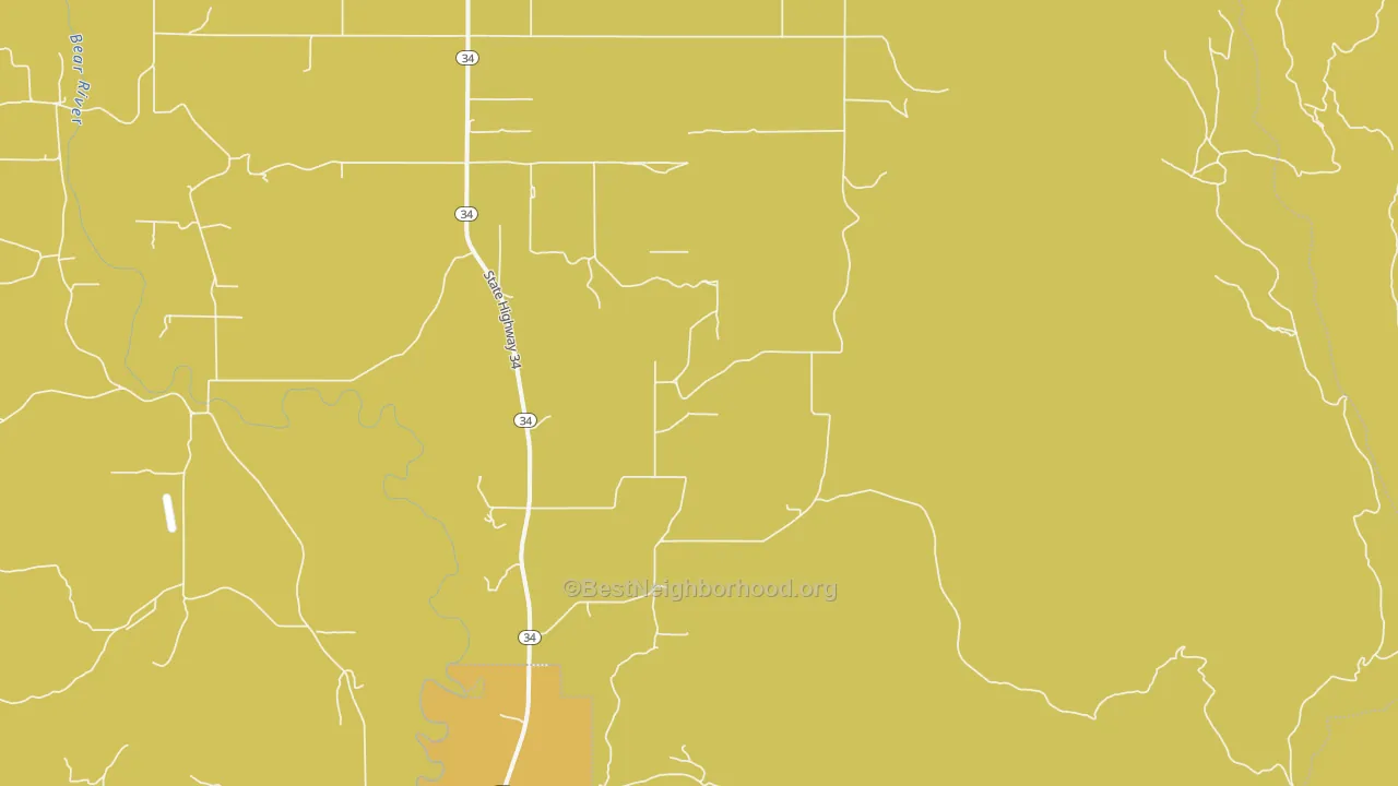 Map of the best neighborhoods in the Lago area, with better matches in green and worse matches in red