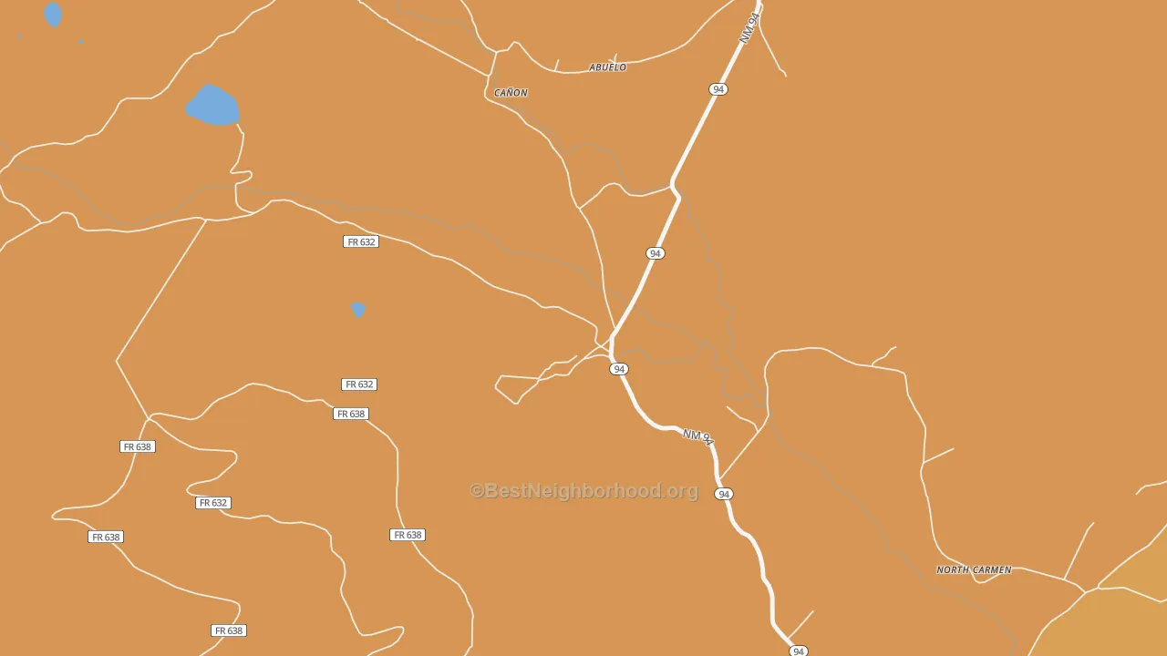 Map of the best neighborhoods in the Ledoux area, with better matches in green and worse matches in red