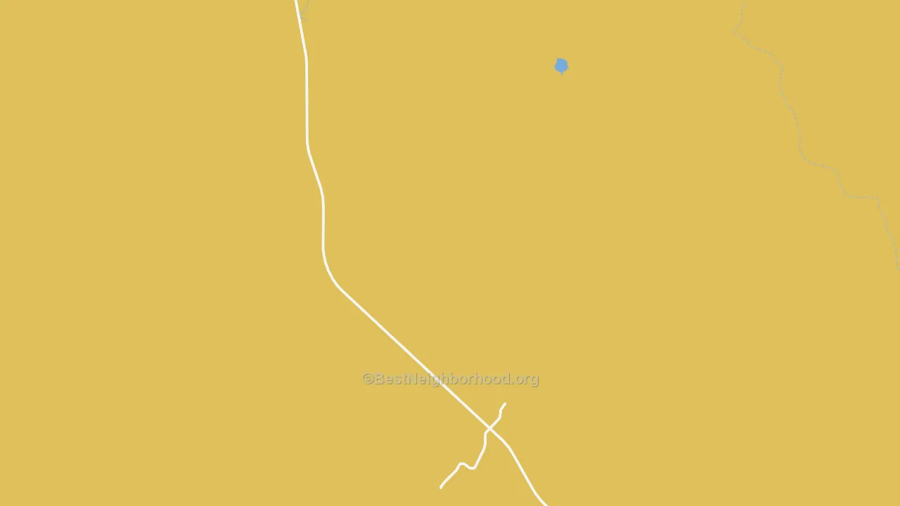 Map of the best neighborhoods in the Lemhi area, with better matches in green and worse matches in red