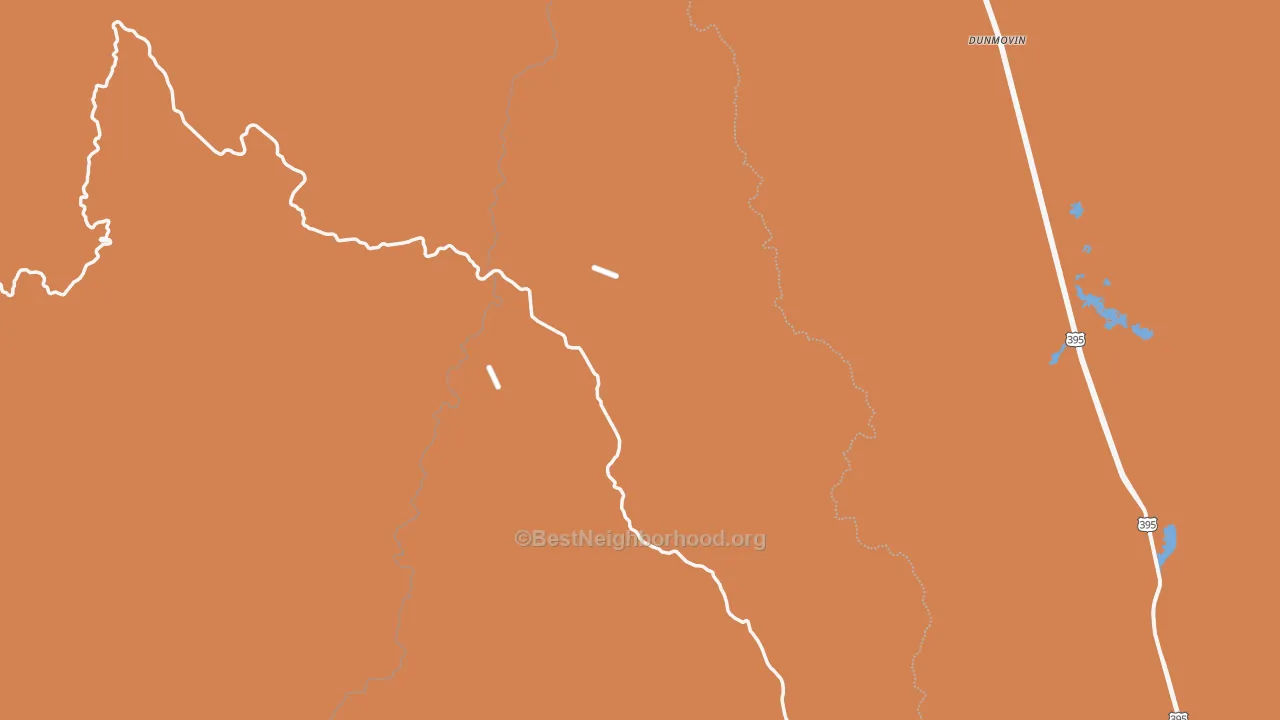Map of the best neighborhoods in the Little Lake area, with better matches in green and worse matches in red