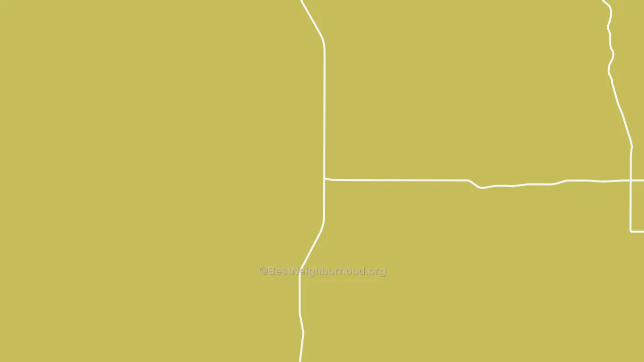 Map of the best neighborhoods in the Lodgepole area, with better matches in green and worse matches in red