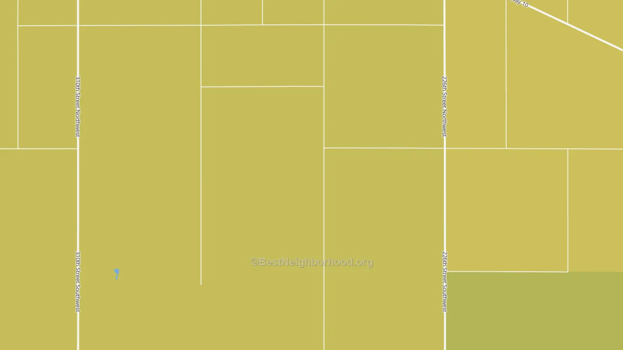 Map of the best neighborhoods in the Lone Tree area, with better matches in green and worse matches in red