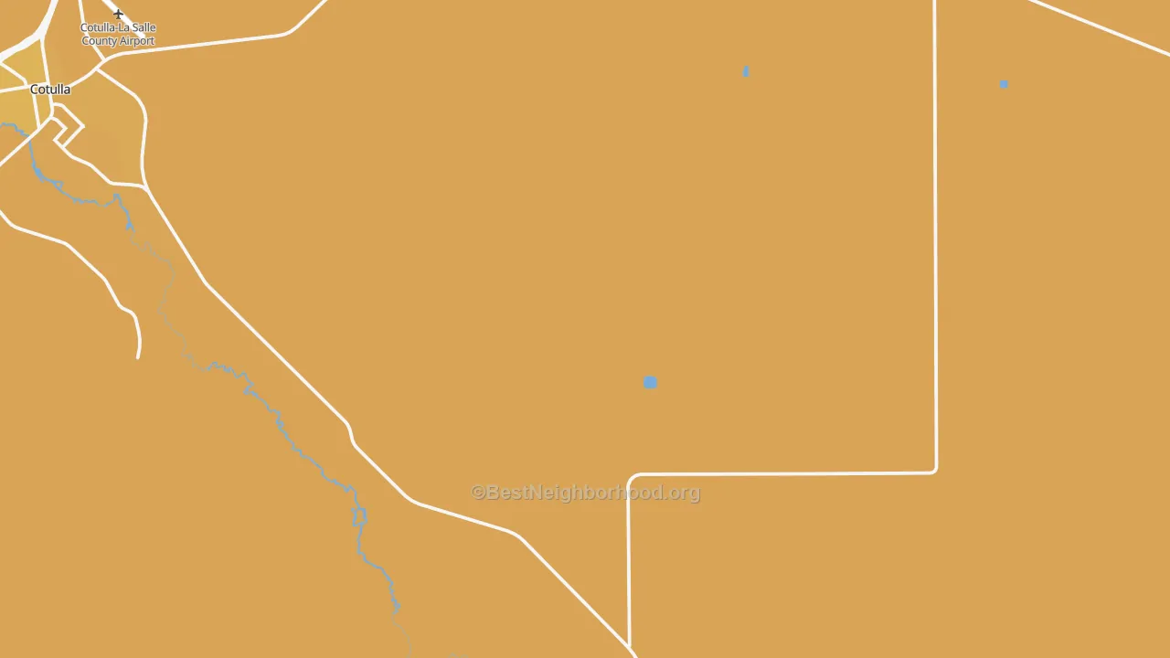 Map of the best neighborhoods in the Los Angeles area, with better matches in green and worse matches in red