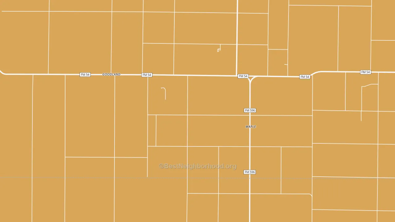 Map of the best neighborhoods in the Maple area, with better matches in green and worse matches in red